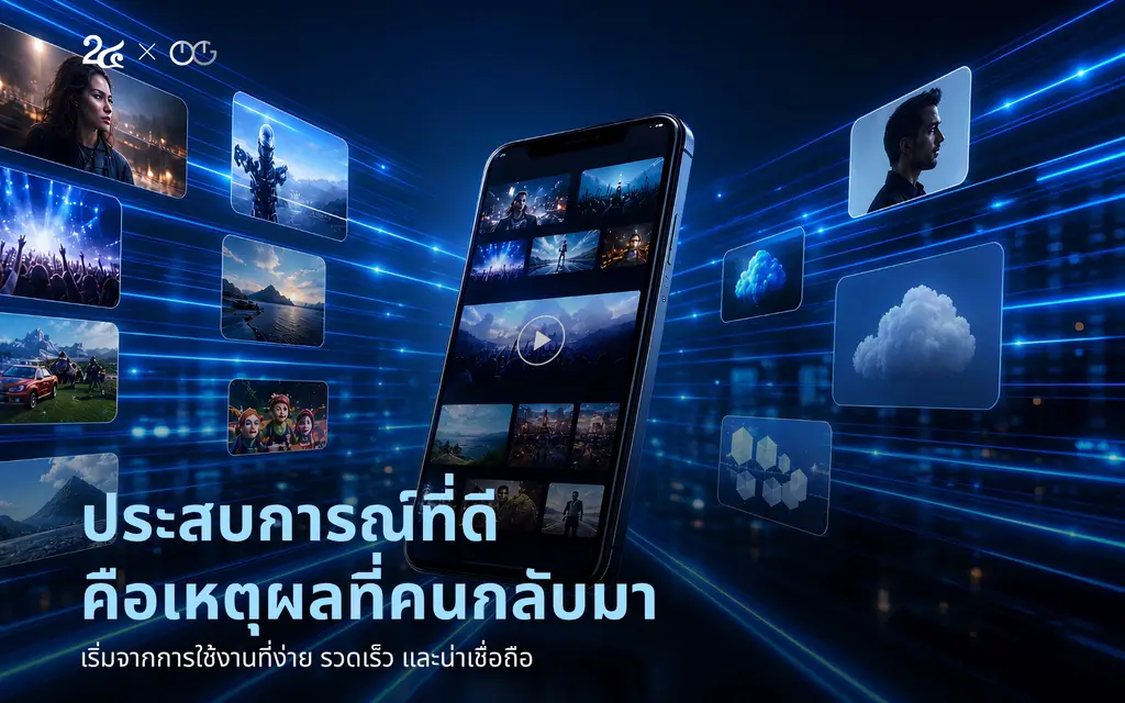 ประสบการณ์ที่ดี คือเหตุผลที่คนกลับมา เริ่มจากการใช้งานที่ง่าย รวดเร็ว และน่าเชื่อถือ