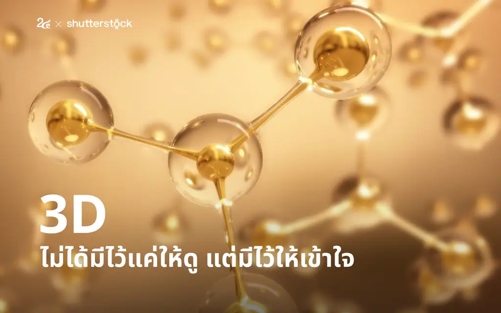 3D ไม่ได้มีไว้แค่ให้ดู แต่มีไว้ให้เข้าใจ