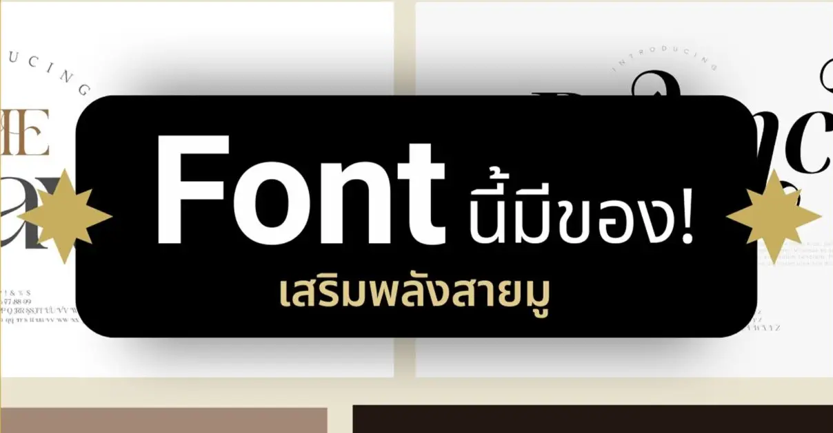 Font นี้มีของ! ใช้ทำคอนเทนต์แล้วดี มีเสน่ห์ งานปัง เงินปั๊วะ_cover