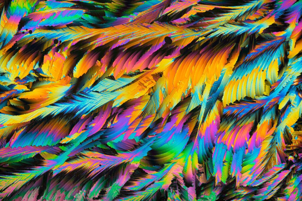 Dynamic,And,Colorful,Abstract,Feather like,Patterns,Create,A,Vibrant,And